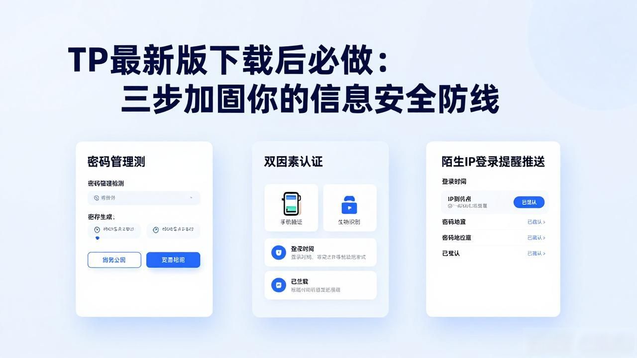 TP最新版下载后必做：三步加固你的信息安全防线