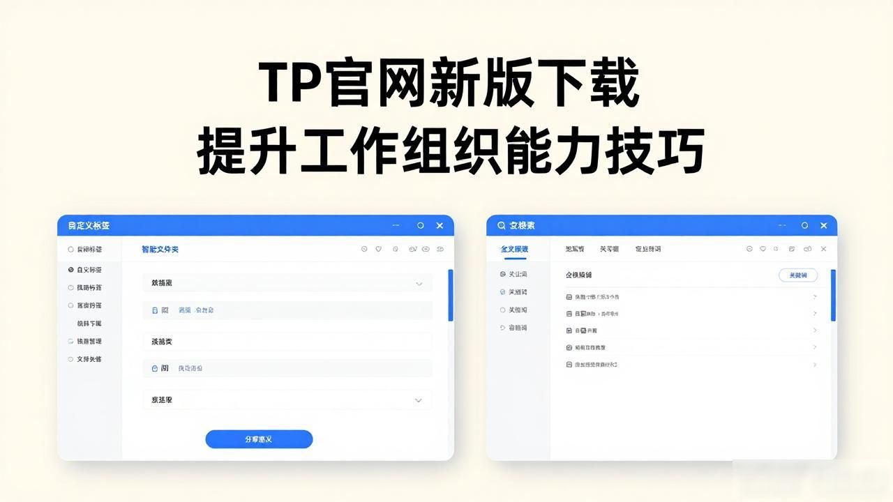 TP官网2025新版下载 提升工作组织能力技巧